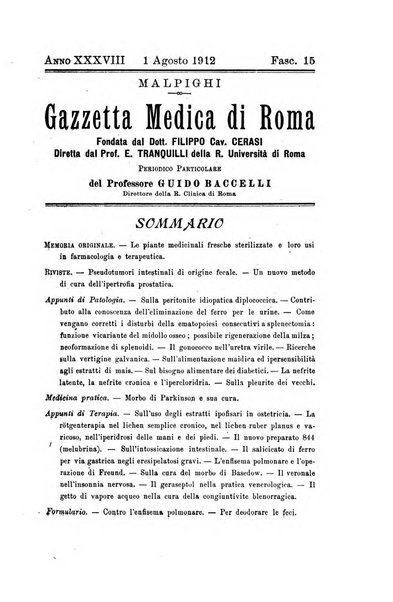 Gazzetta medica Malpighi