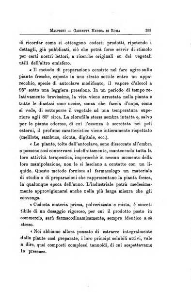 Gazzetta medica Malpighi