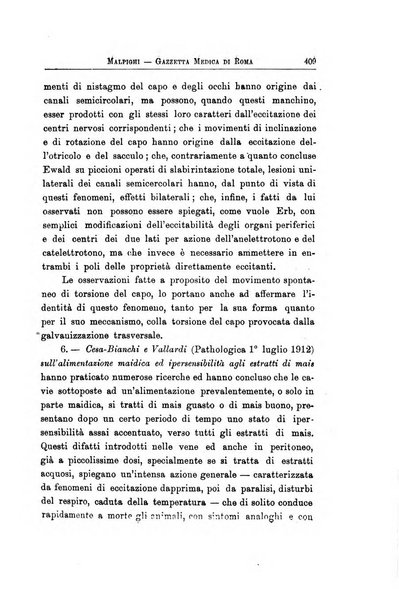 Gazzetta medica Malpighi