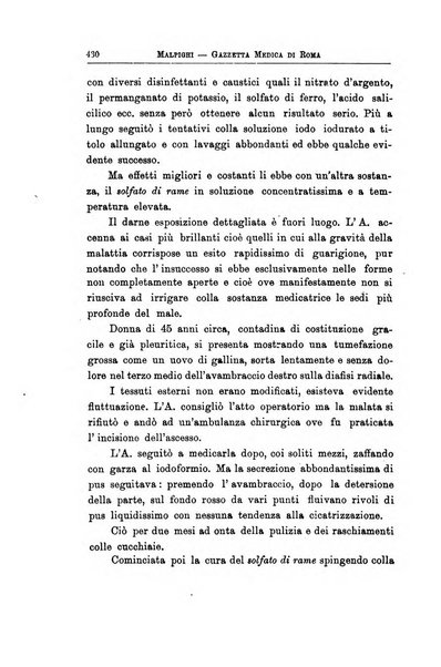 Gazzetta medica Malpighi