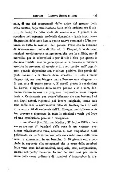 Gazzetta medica Malpighi