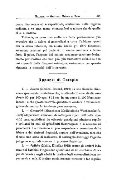 Gazzetta medica Malpighi