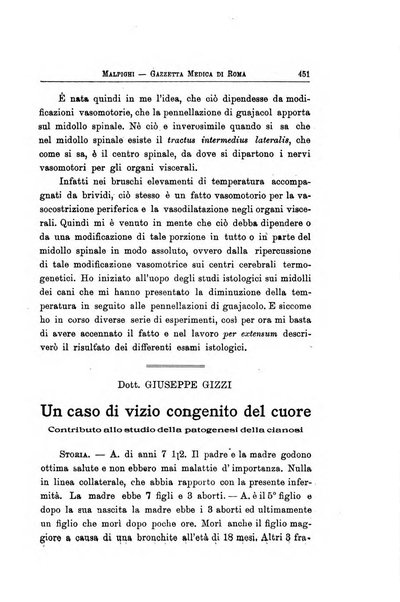 Gazzetta medica Malpighi