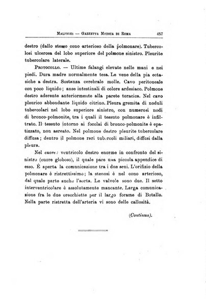 Gazzetta medica Malpighi