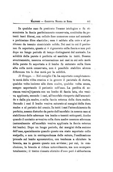 Gazzetta medica Malpighi