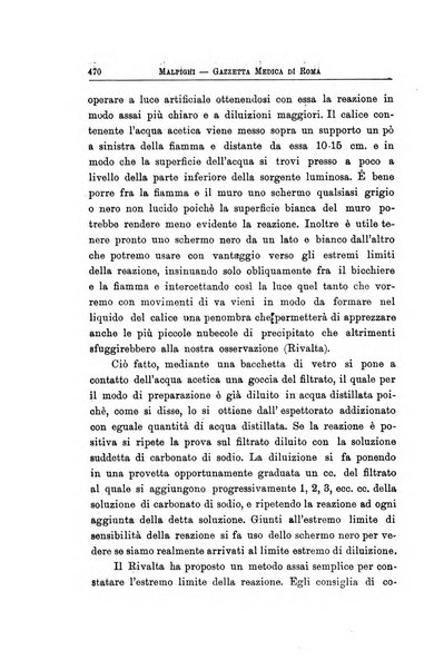 Gazzetta medica Malpighi