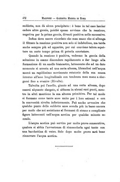 Gazzetta medica Malpighi