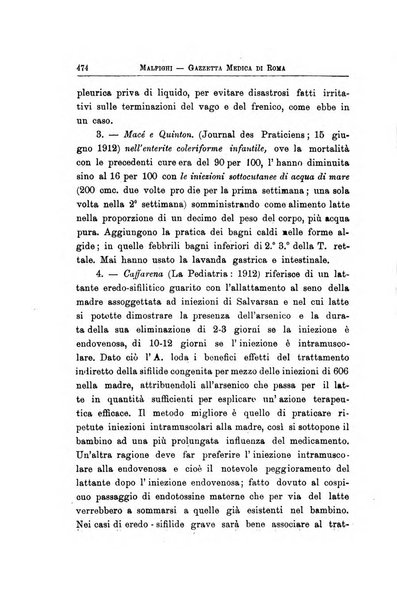 Gazzetta medica Malpighi