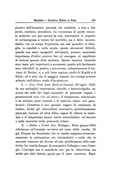 Gazzetta medica Malpighi