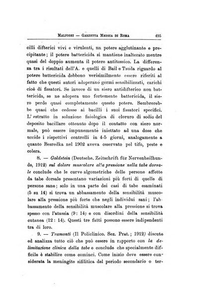 Gazzetta medica Malpighi