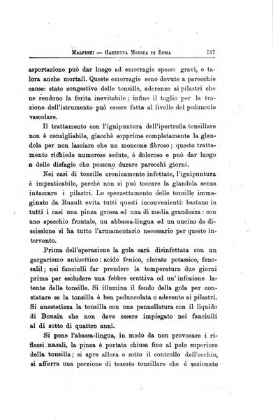 Gazzetta medica Malpighi