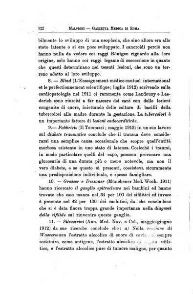 Gazzetta medica Malpighi