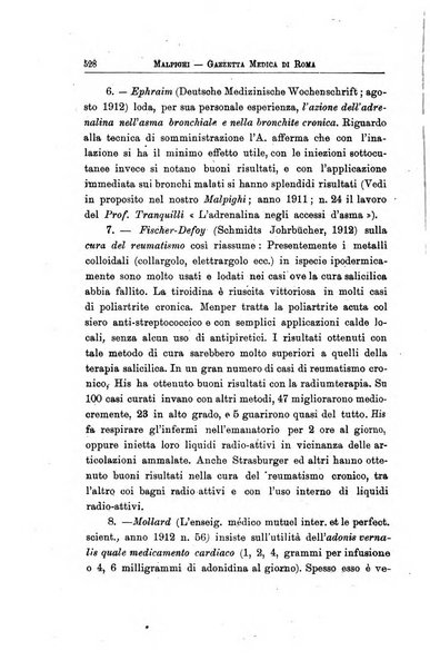 Gazzetta medica Malpighi