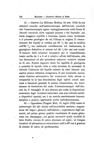 Gazzetta medica Malpighi