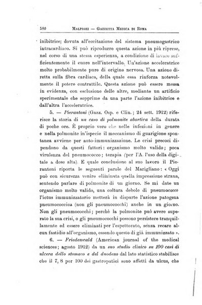 Gazzetta medica Malpighi