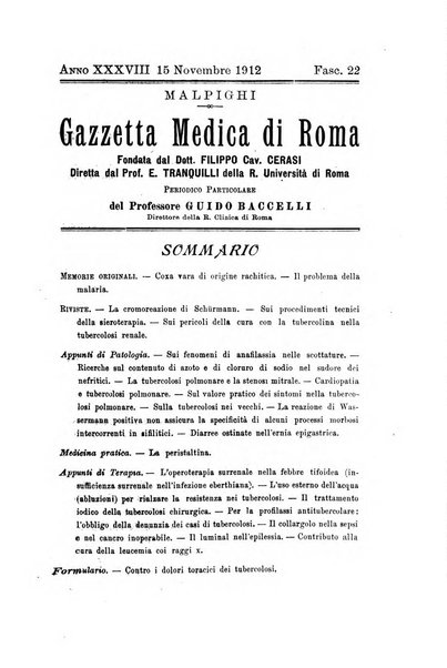 Gazzetta medica Malpighi