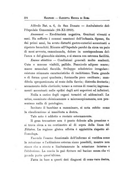 Gazzetta medica Malpighi