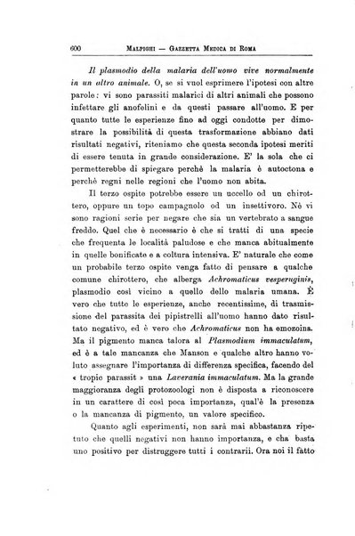 Gazzetta medica Malpighi