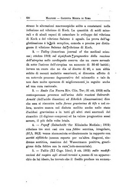 Gazzetta medica Malpighi