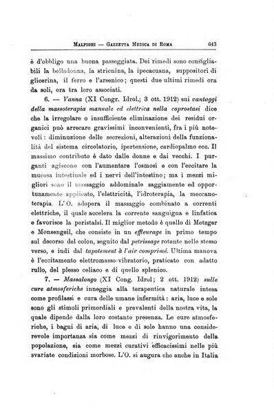 Gazzetta medica Malpighi