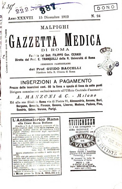 Gazzetta medica Malpighi