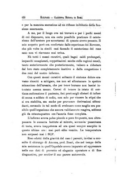 Gazzetta medica Malpighi