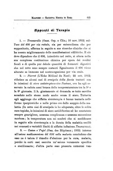 Gazzetta medica Malpighi