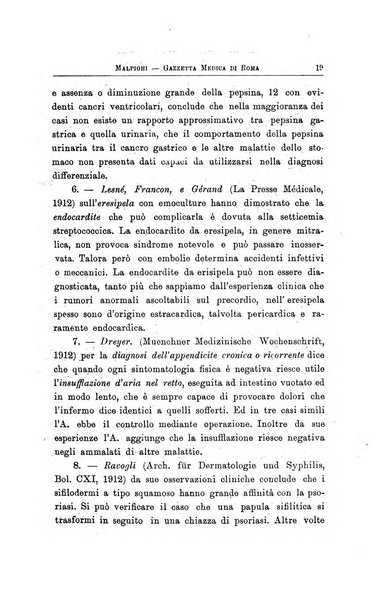 Gazzetta medica Malpighi