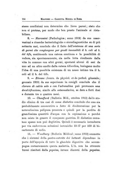 Gazzetta medica Malpighi