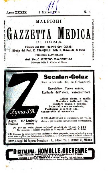 Gazzetta medica Malpighi