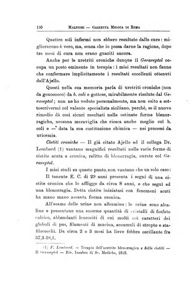 Gazzetta medica Malpighi