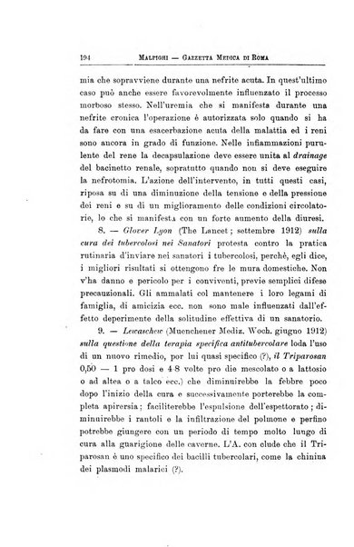 Gazzetta medica Malpighi