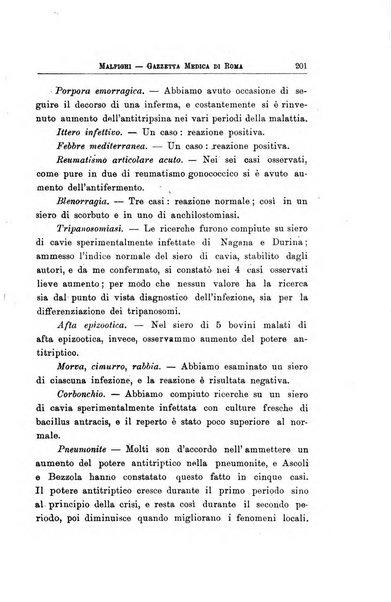 Gazzetta medica Malpighi