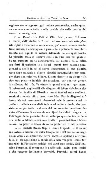 Gazzetta medica Malpighi