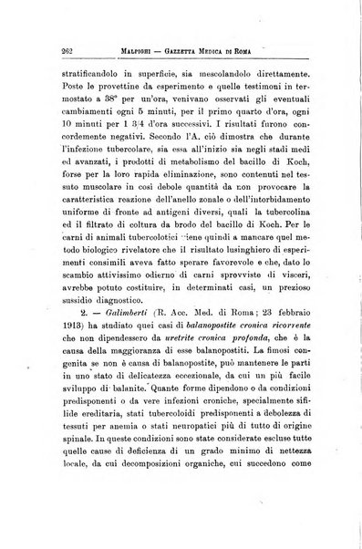 Gazzetta medica Malpighi