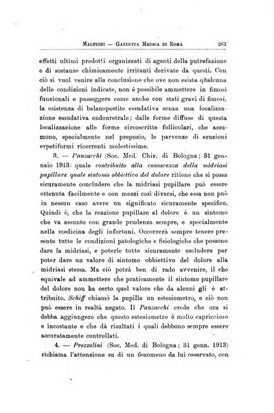 Gazzetta medica Malpighi