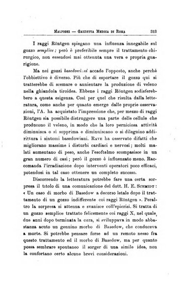 Gazzetta medica Malpighi