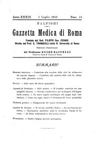 Gazzetta medica Malpighi