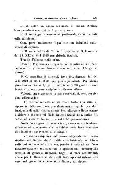 Gazzetta medica Malpighi