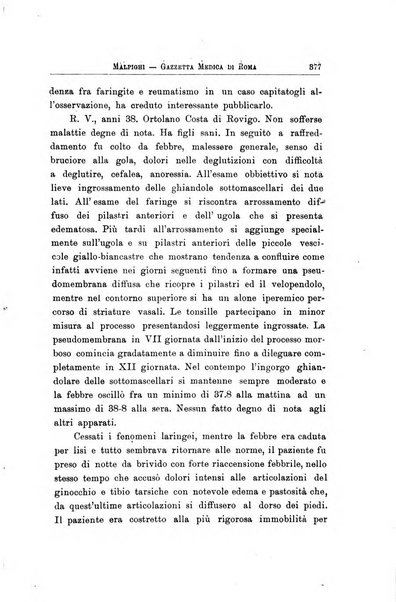 Gazzetta medica Malpighi