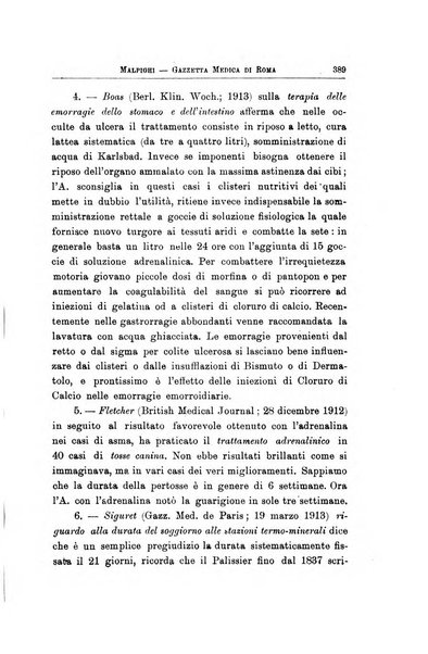 Gazzetta medica Malpighi