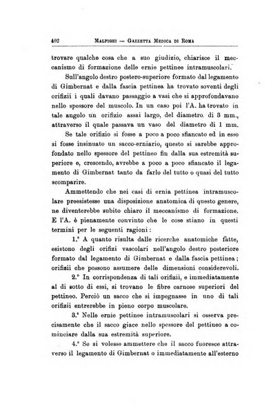 Gazzetta medica Malpighi