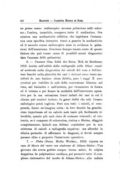 Gazzetta medica Malpighi