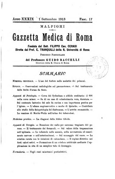 Gazzetta medica Malpighi