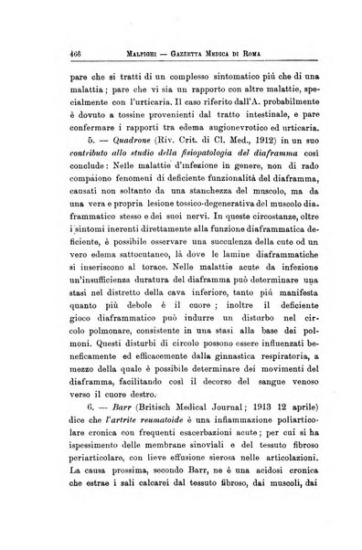 Gazzetta medica Malpighi