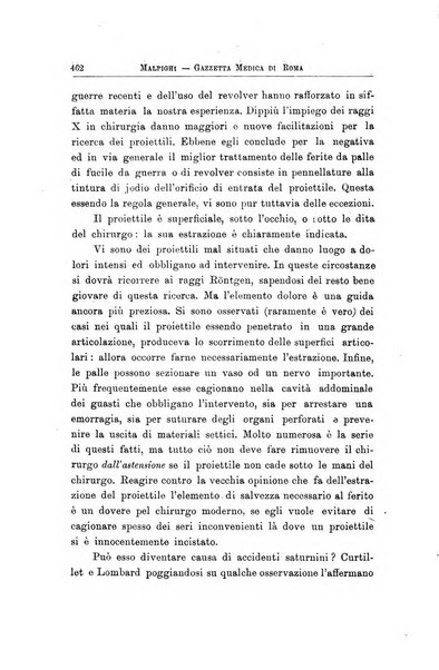 Gazzetta medica Malpighi