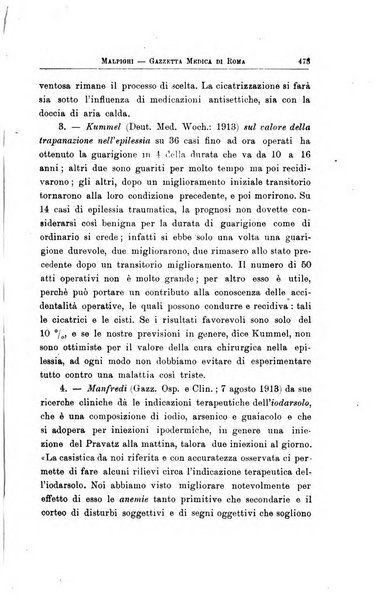 Gazzetta medica Malpighi