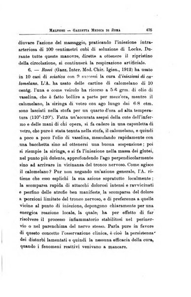 Gazzetta medica Malpighi