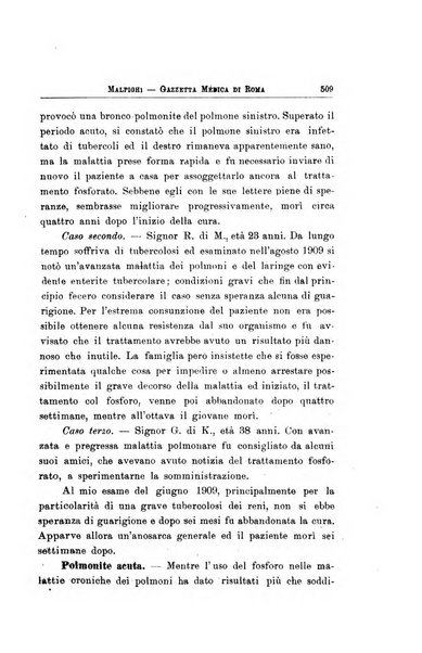 Gazzetta medica Malpighi