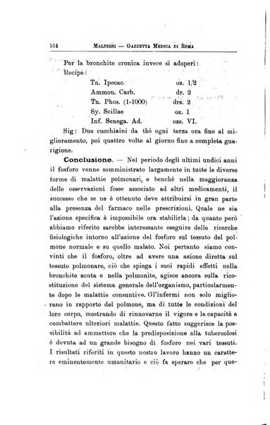 Gazzetta medica Malpighi